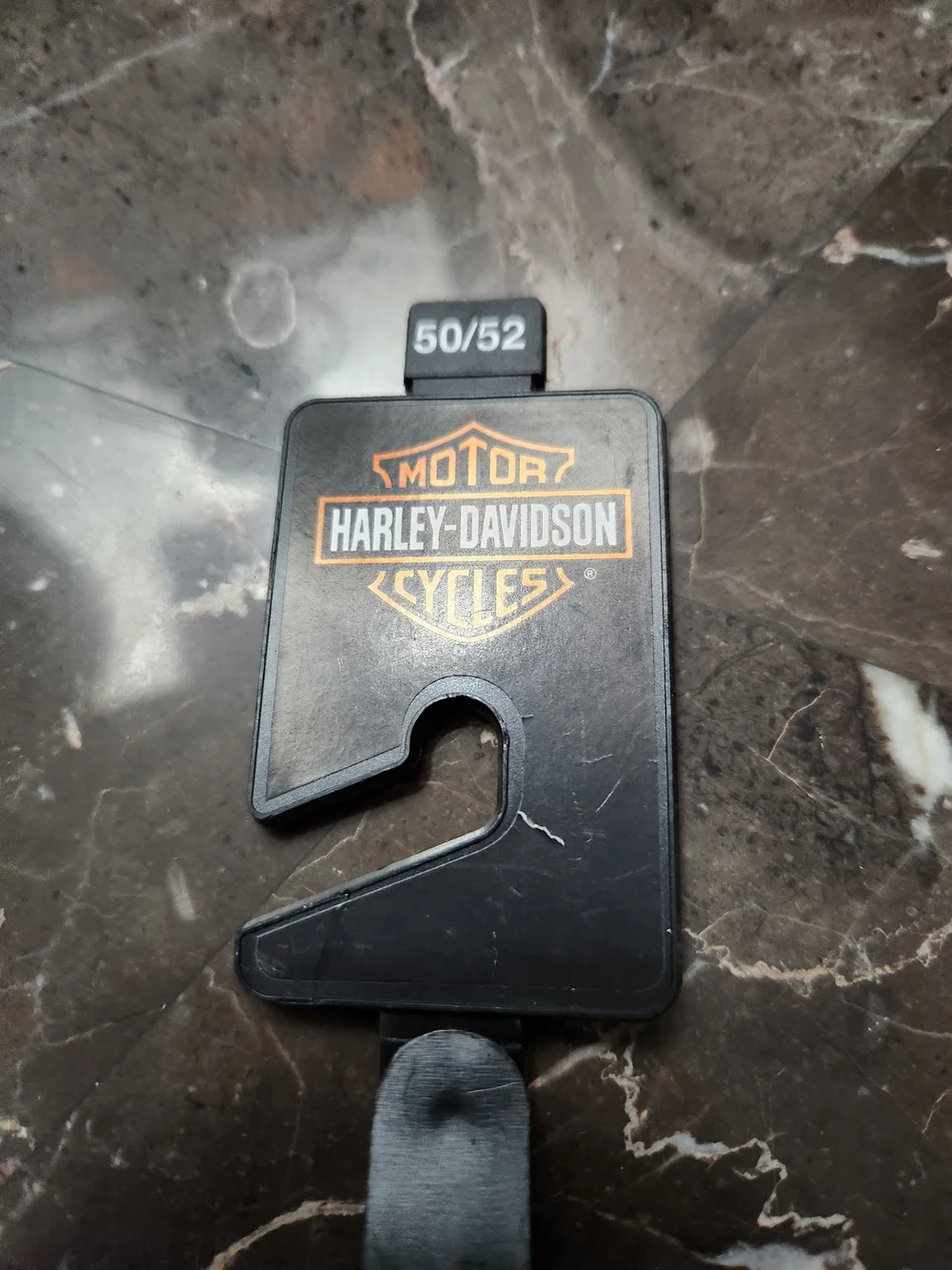 Harley-Davidson Tan/Brown Embossed Leather Belt